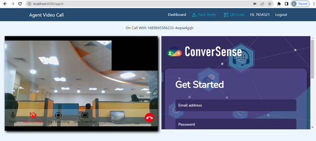 Contact Center Platforms - Agent will have an Option like Sharing Screen, Photo capture and Recording
